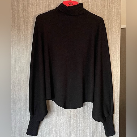 Vintage Lennie for Nina Leonard Turtleneck Sweater - Cropped Style - Size Medium - Picture 7 of 12